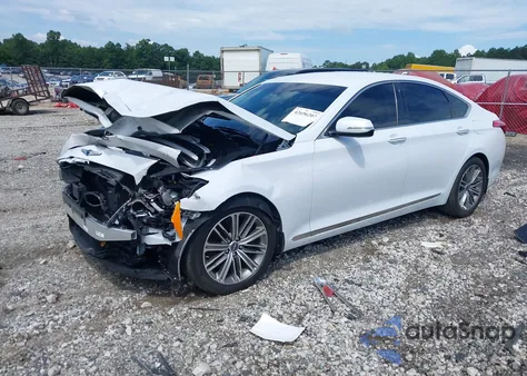 2018 Genesis G80 3.8 из США, поврежденный, VIN KMHGN4JE6JU263925